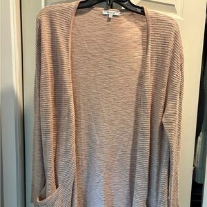 Madewell Light Pink Open Cardigan